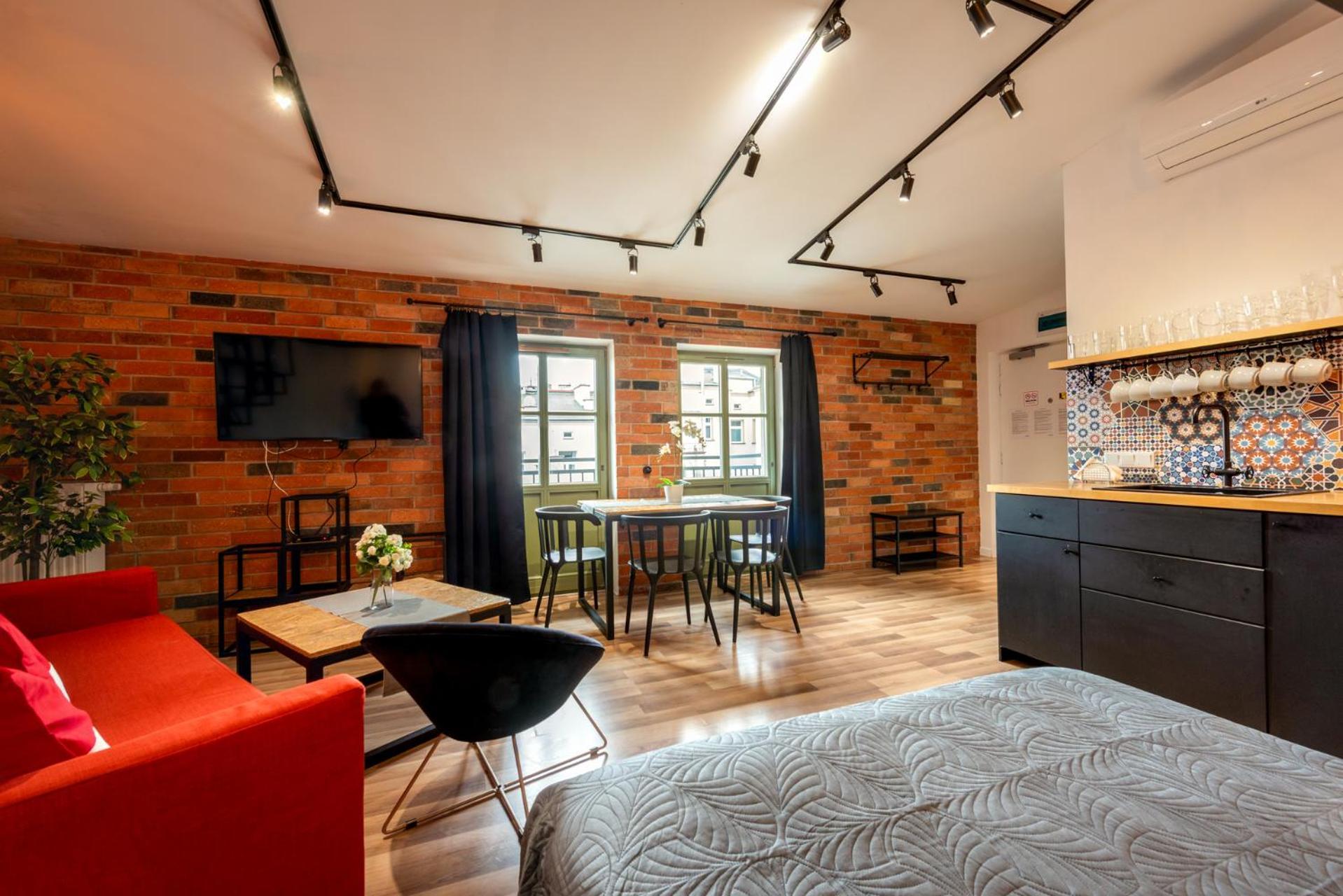 Modern Apartment Arizona Studio Old Town Dietla Balcony Krasków Eksteriør bilde