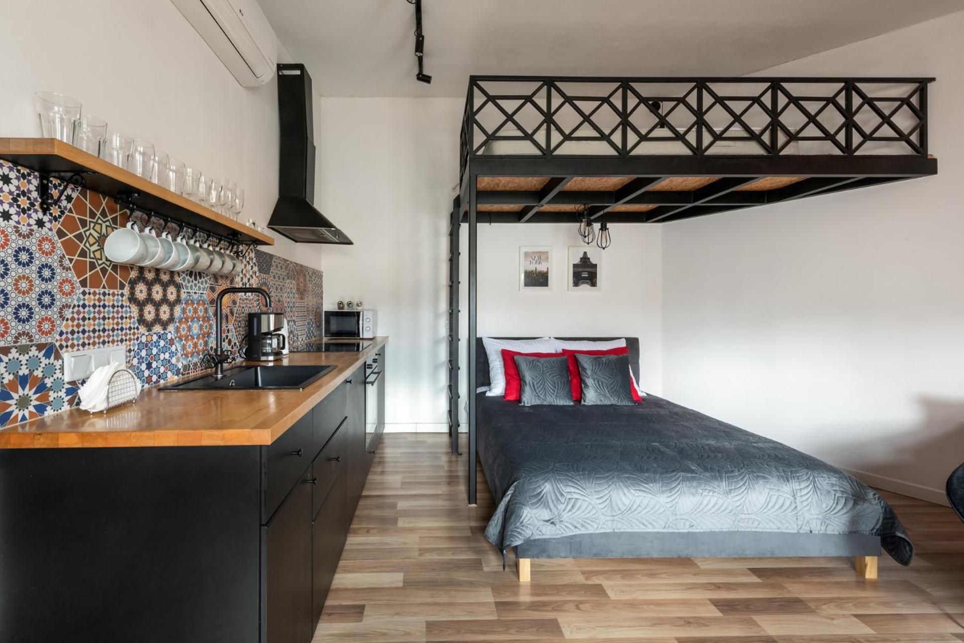 Modern Apartment Arizona Studio Old Town Dietla Balcony Krasków Eksteriør bilde